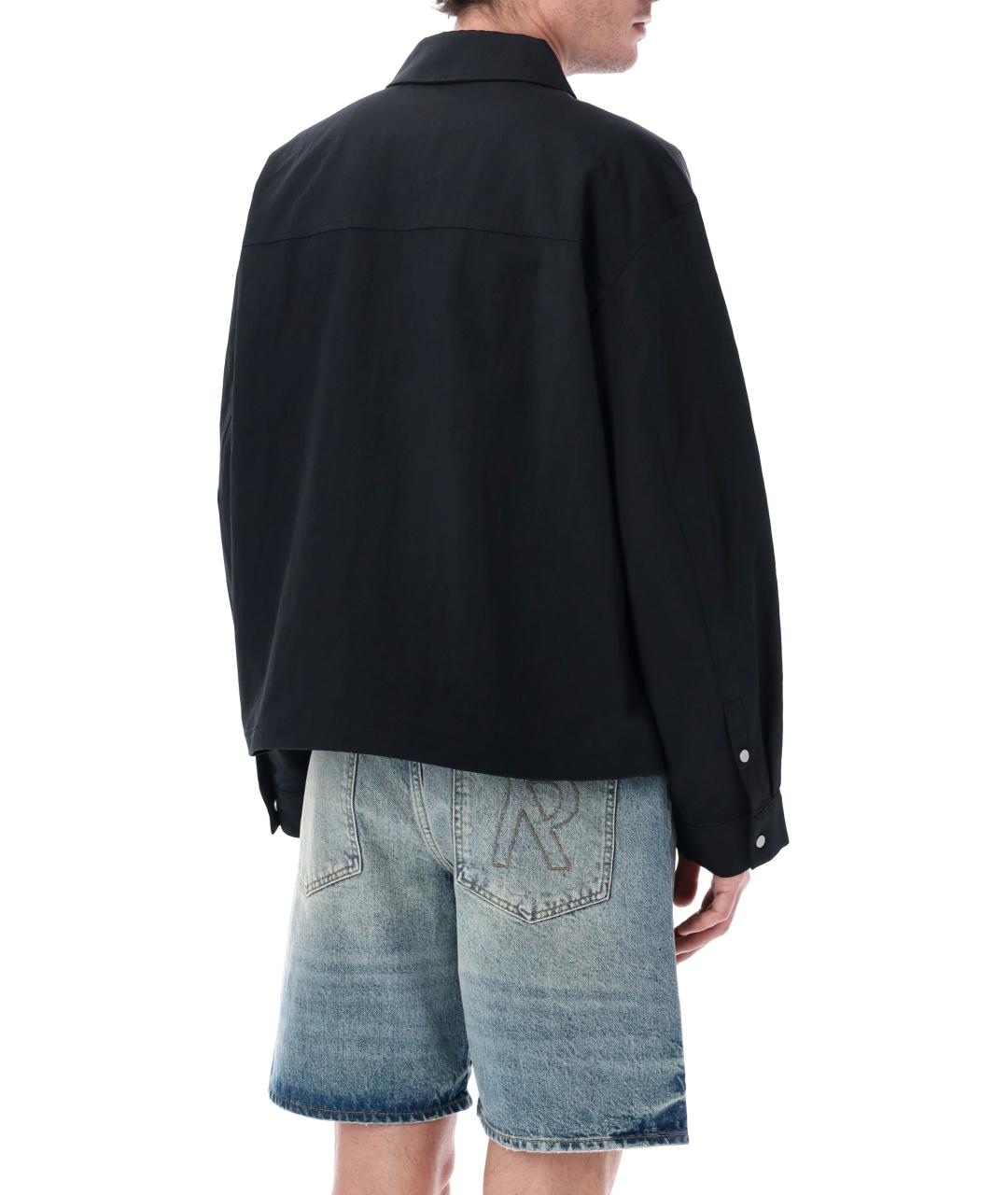 REPRESENT Черная полиамидовая куртка, фото 2