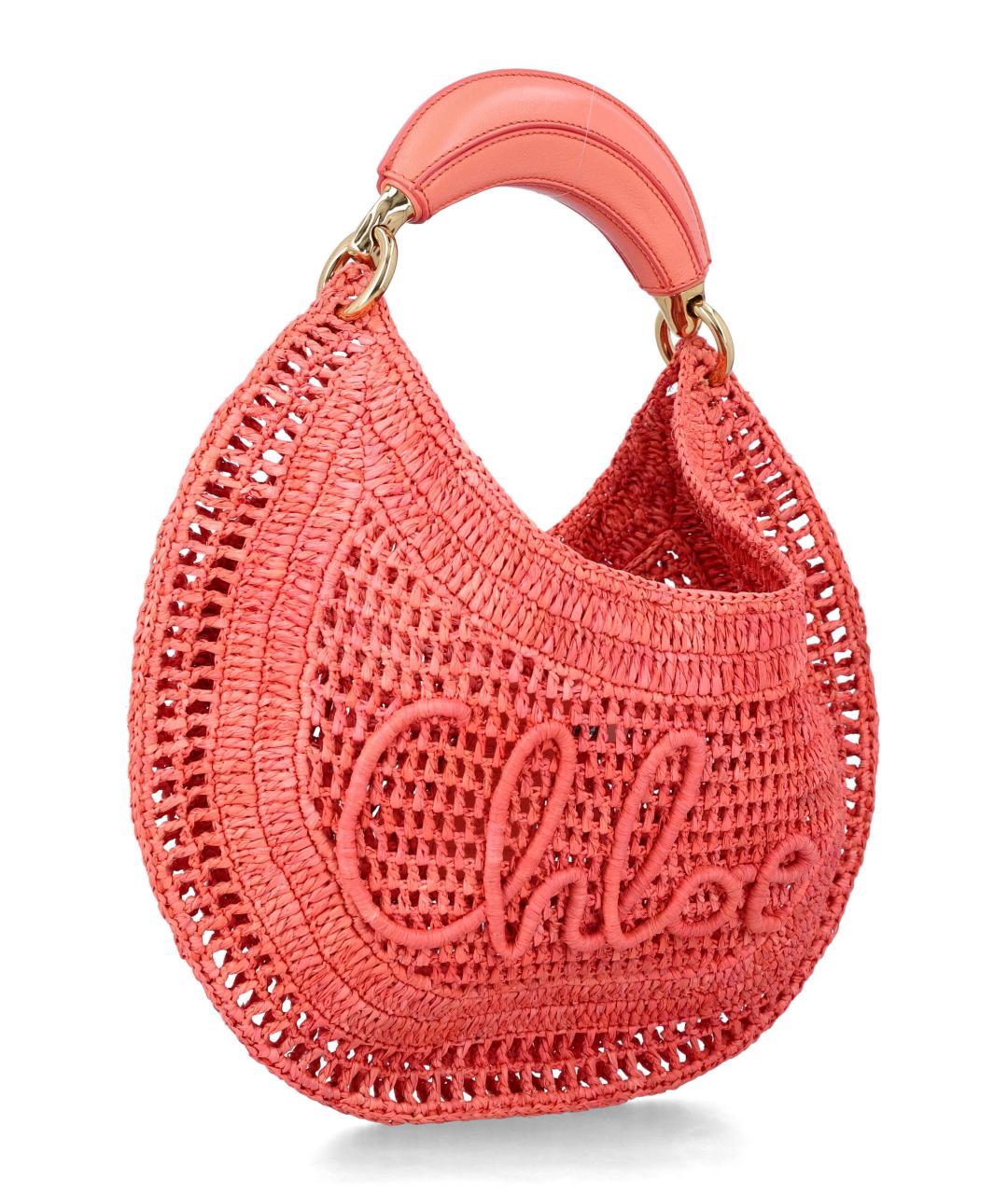 CHLOE Розовая сумка с короткими ручками, фото 2