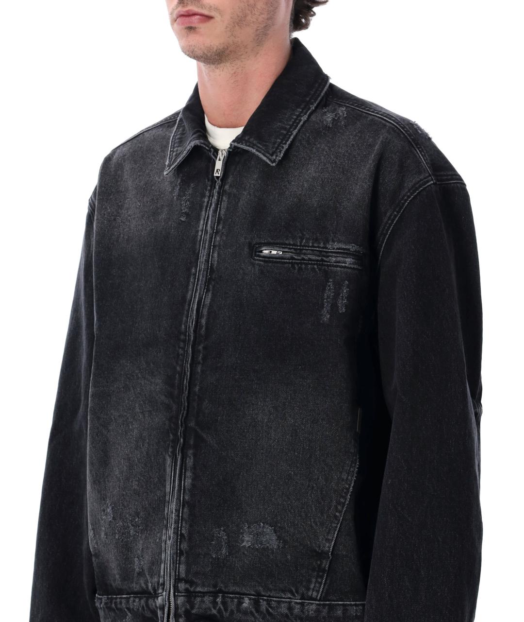 REPRESENT Черная хлопковая куртка, фото 3