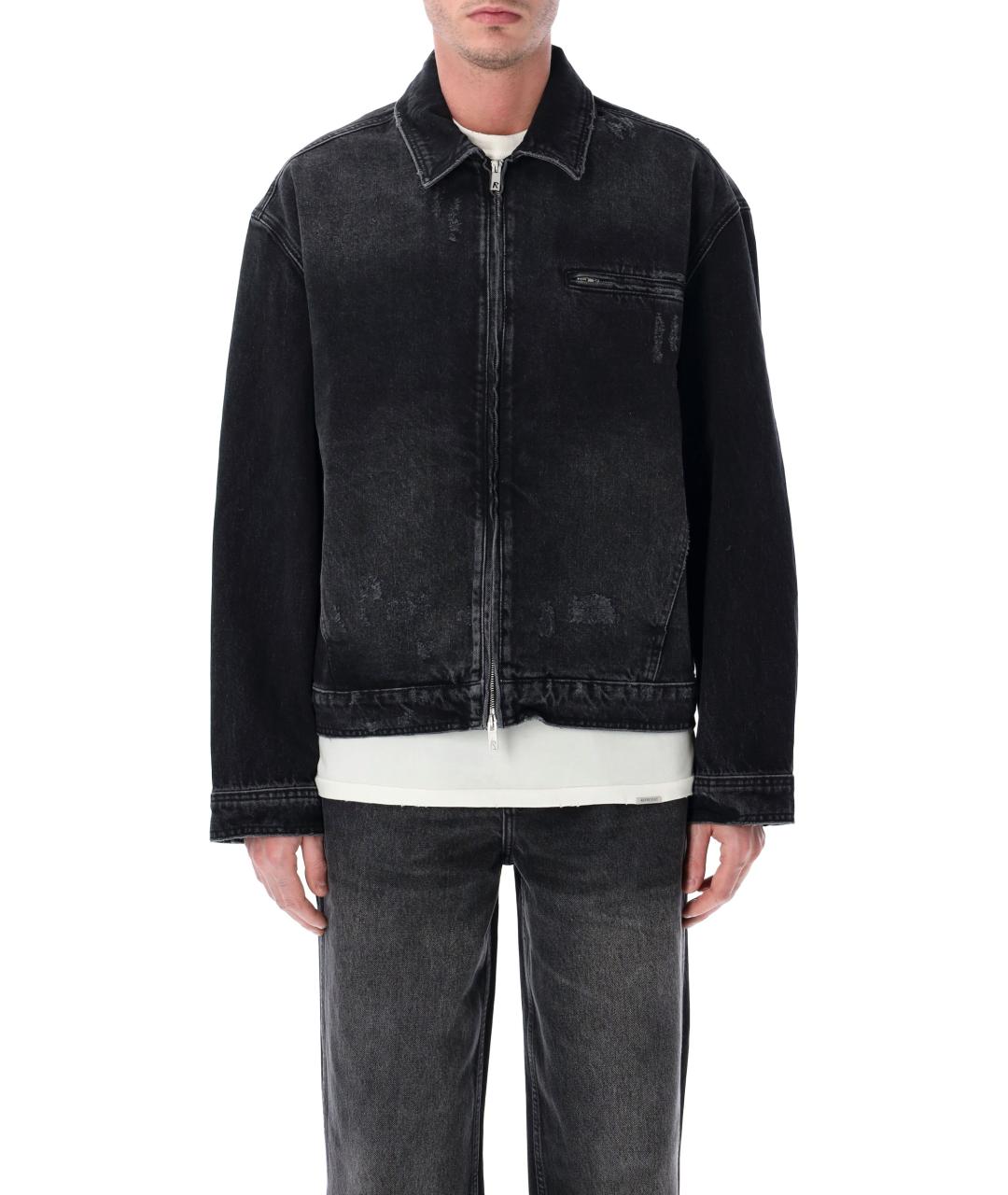 REPRESENT Черная хлопковая куртка, фото 1