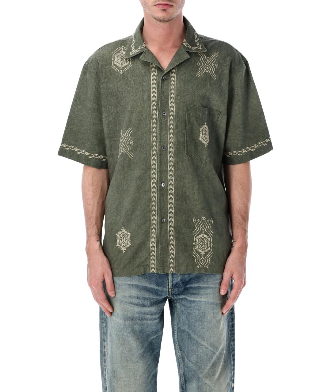 ISABEL MARANT Хаки хлопковая кэжуал рубашка, фото 1