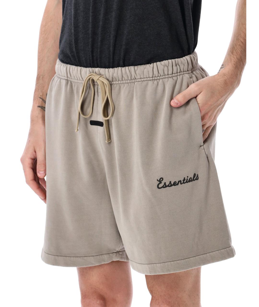 FEAR OF GOD ESSENTIALS Серые хлопковые шорты, фото 3