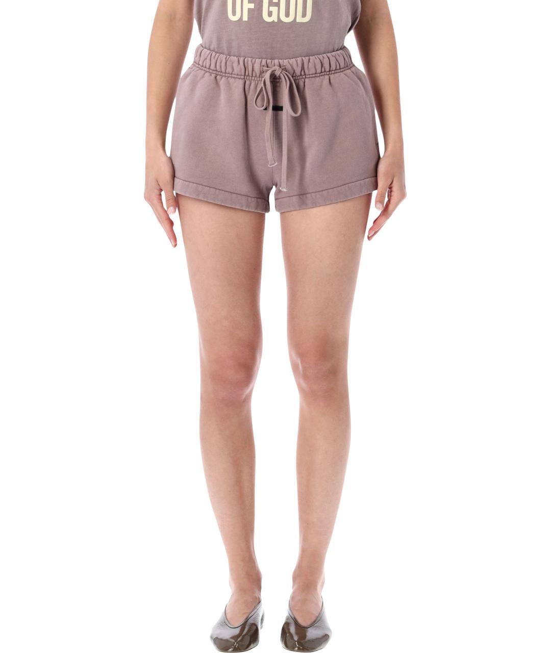 FEAR OF GOD ESSENTIALS Фиолетовые хлопковые шорты, фото 1