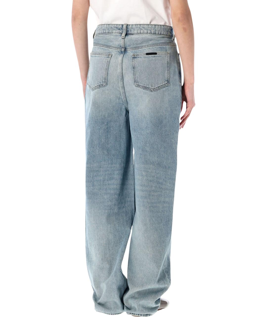 FEAR OF GOD ESSENTIALS Голубые хлопковые прямые джинсы, фото 2