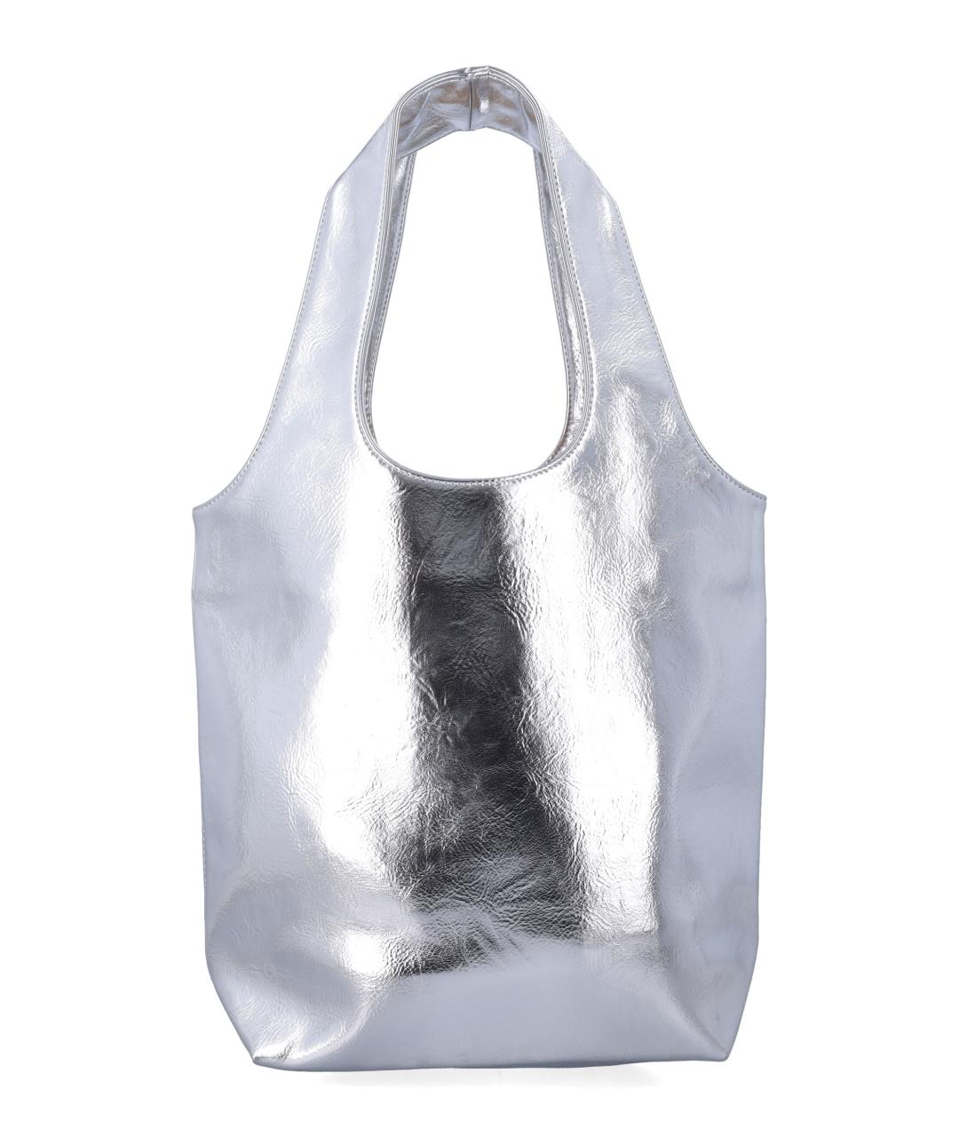 A.P.C. Серебряная сумка тоут, фото 3