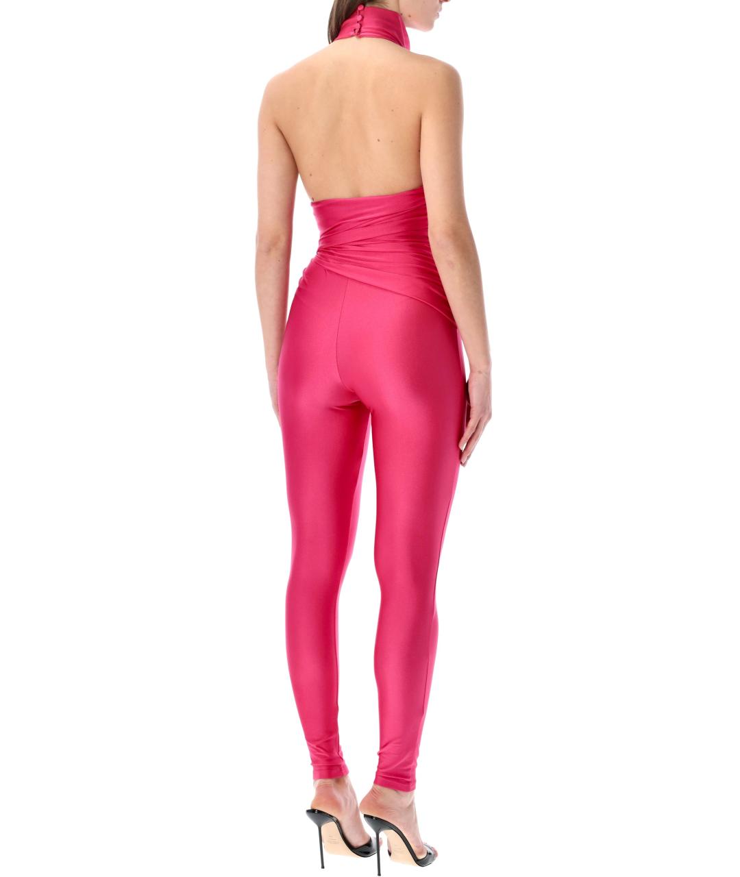 THE ANDAMANE Розовый полиамидовый комбинезон, фото 3