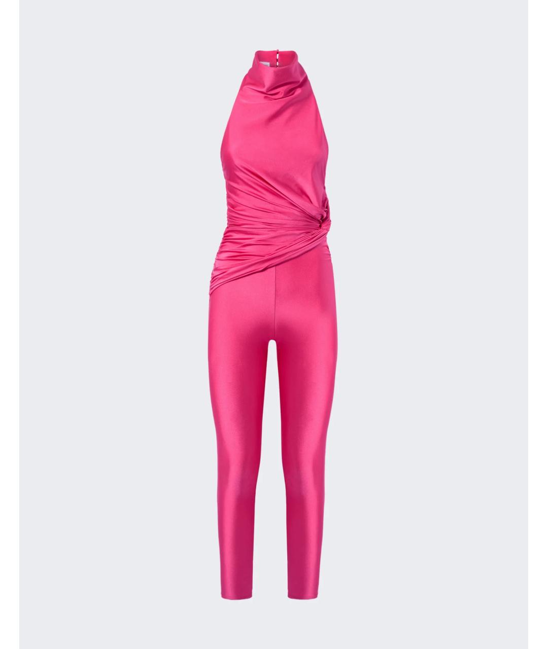 THE ANDAMANE Розовый полиамидовый комбинезон, фото 5
