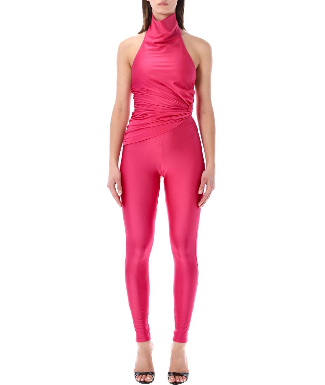 THE ANDAMANE Розовый полиамидовый комбинезон, фото 2
