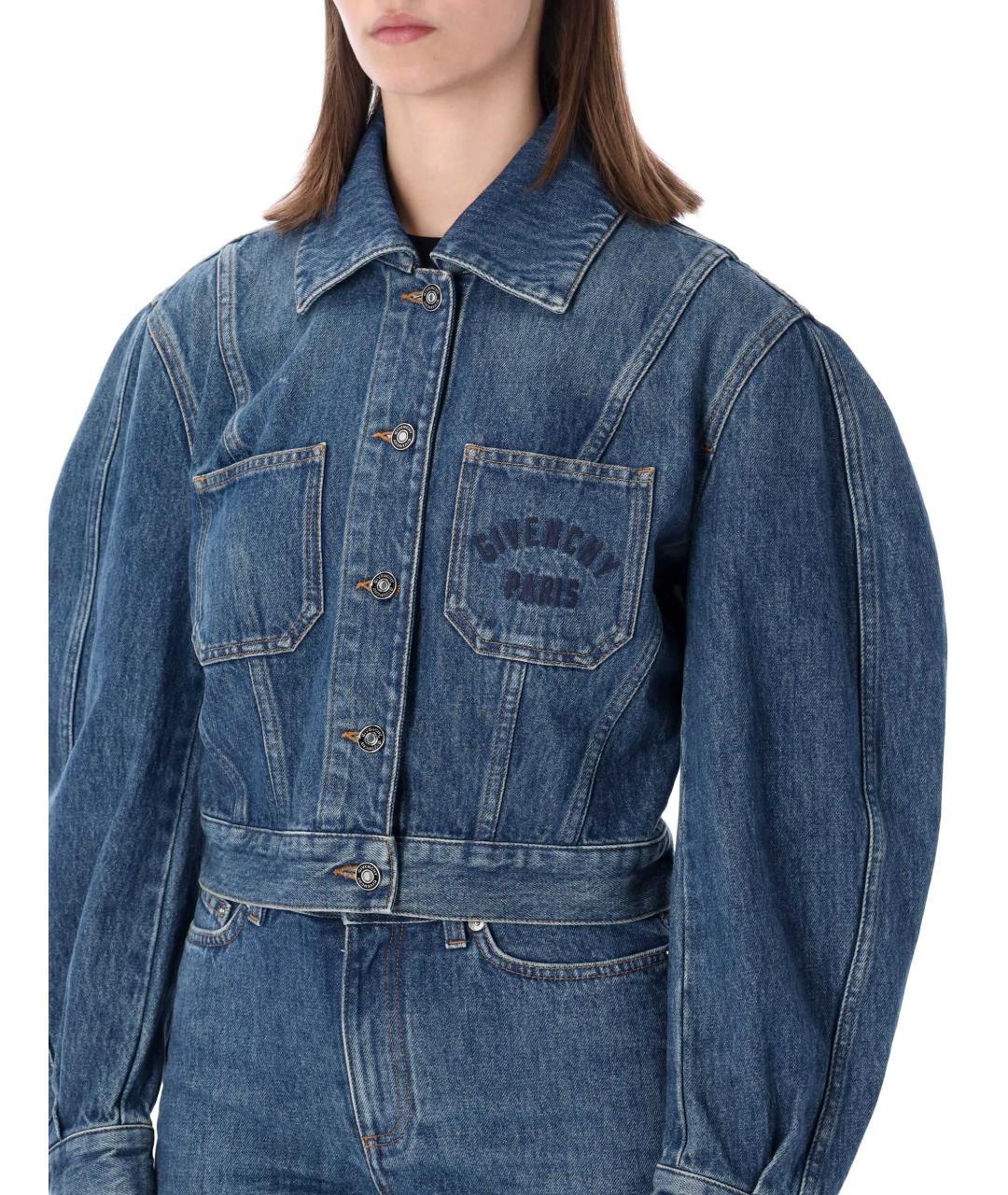 GIVENCHY Синяя хлопковая куртка, фото 3