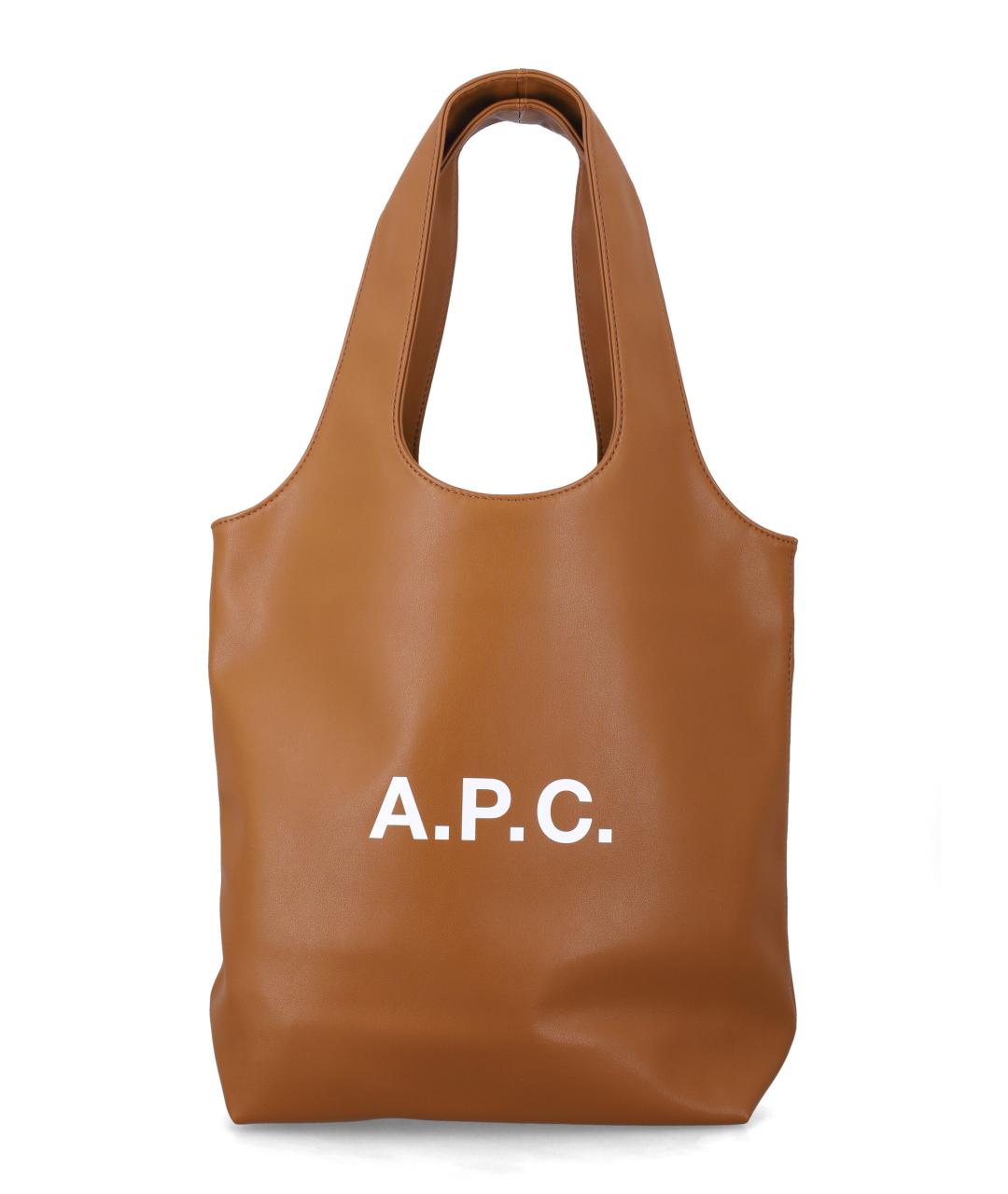 A.P.C. Коричневая сумка тоут, фото 1