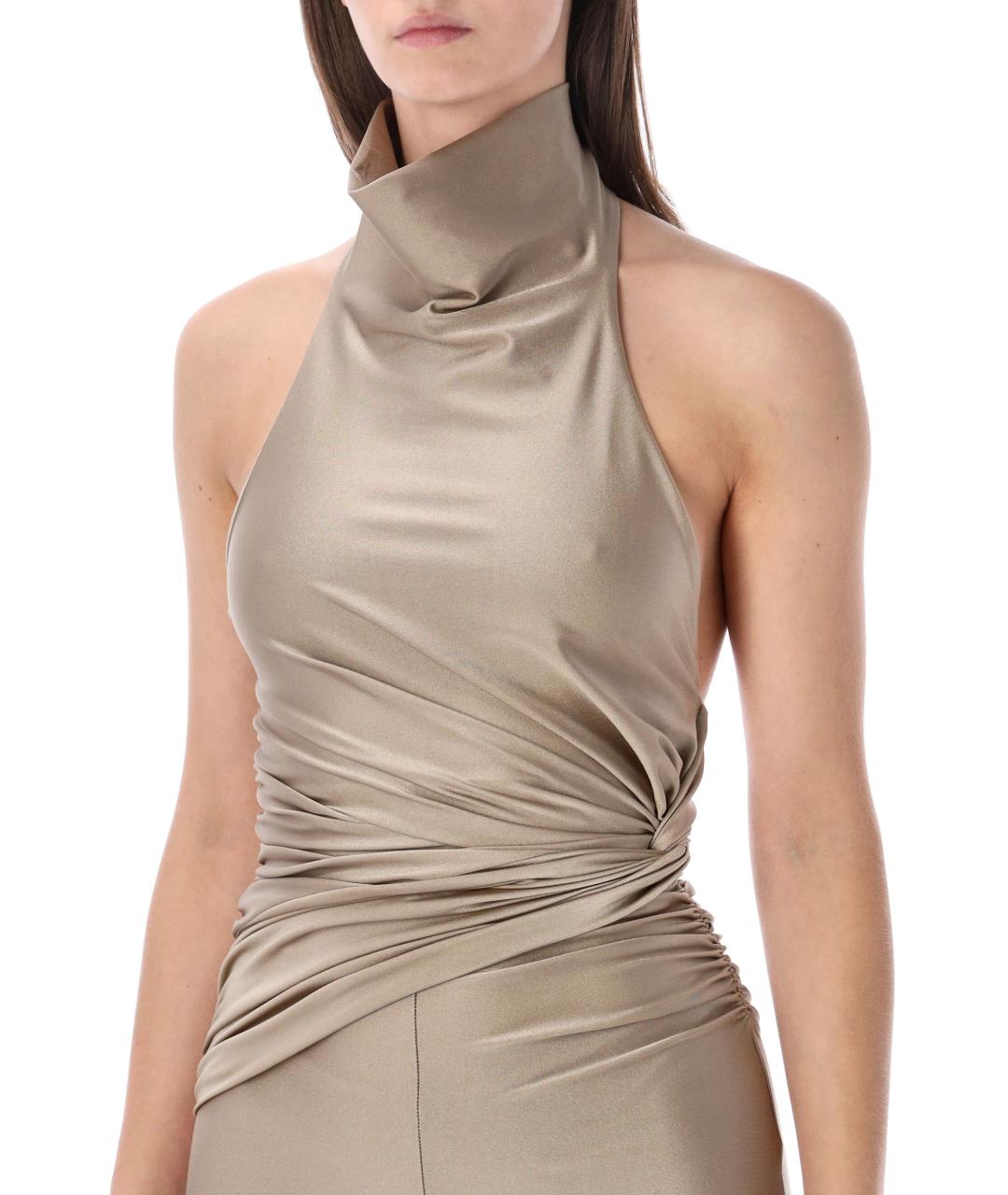 THE ANDAMANE Бежевый полиамидовый комбинезон, фото 3