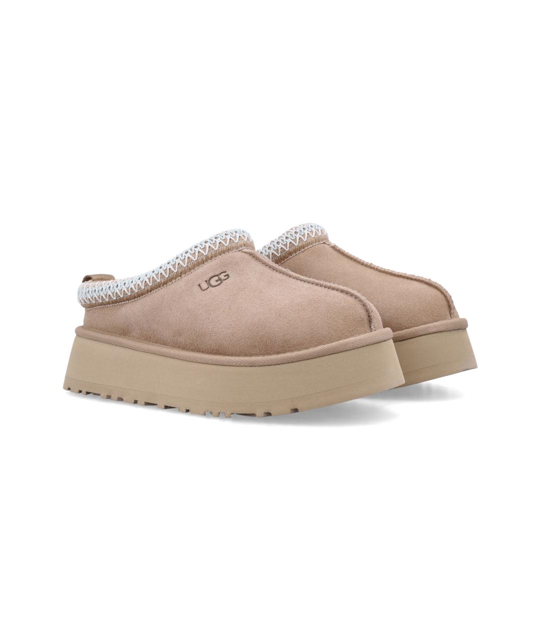 UGG AUSTRALIA Бежевые замшевые ботинки, фото 3