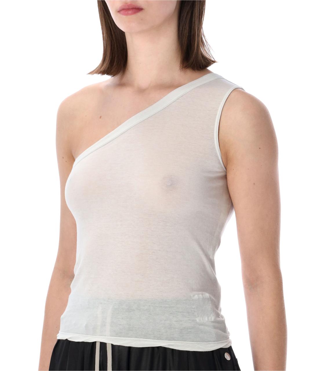 RICK OWENS DRKSHDW Белая майка, фото 3