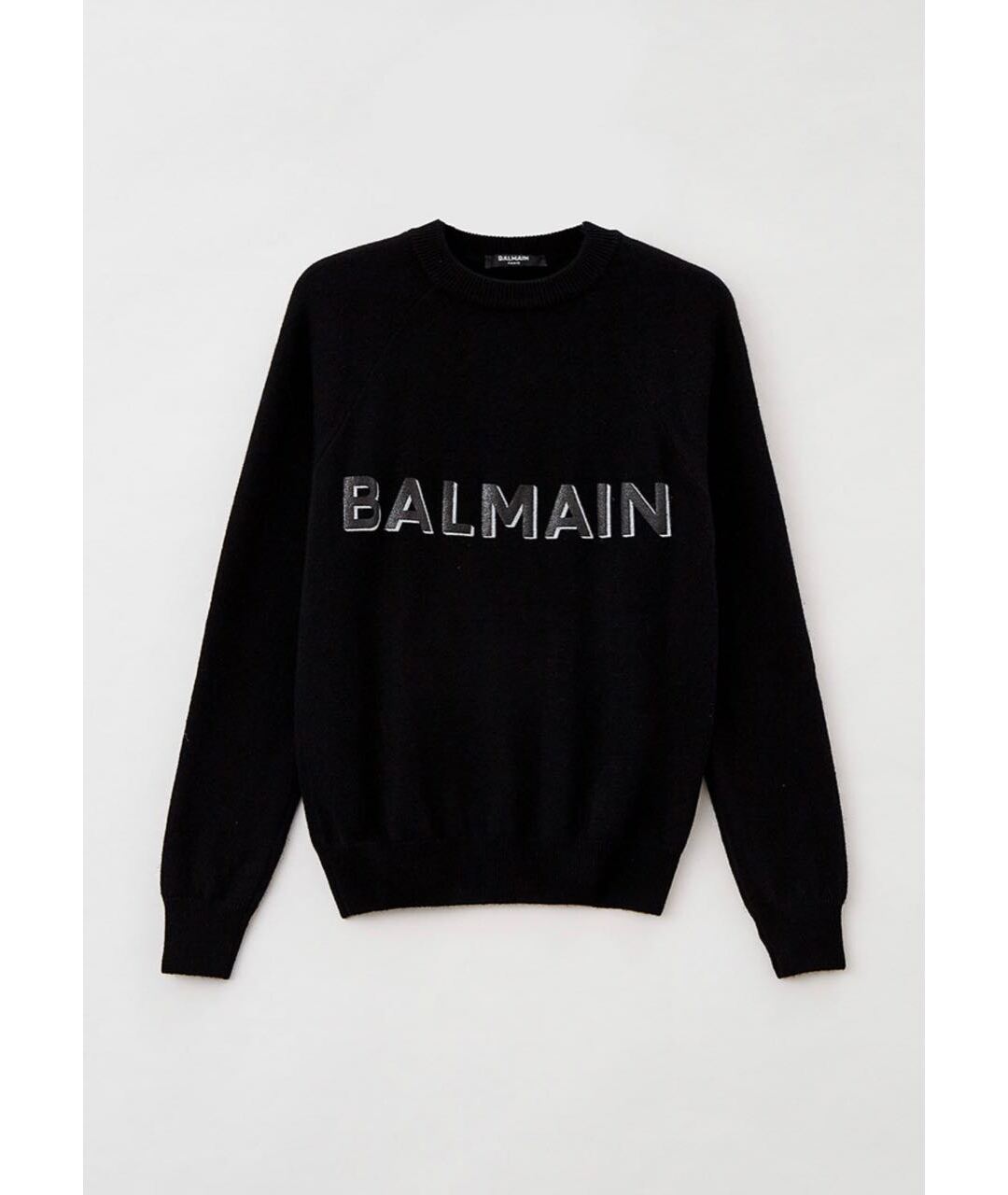 BALMAIN Черный кашемировый джемпер / свитер, фото 7