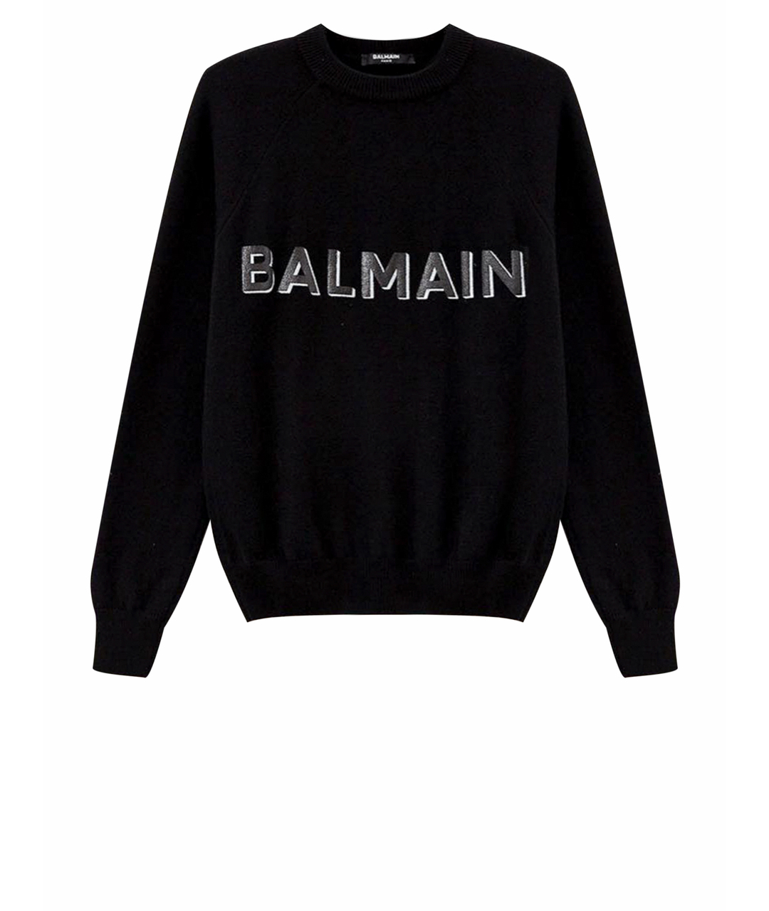BALMAIN Черный кашемировый джемпер / свитер, фото 1