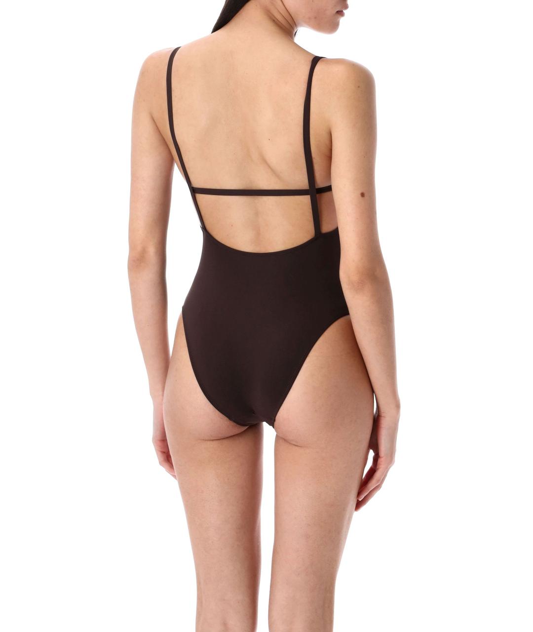 LIDO Коричневый полиамидовый купальник, фото 2