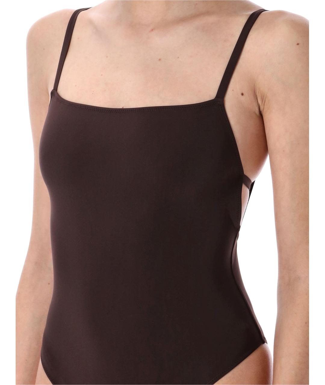 LIDO Коричневый полиамидовый купальник, фото 3