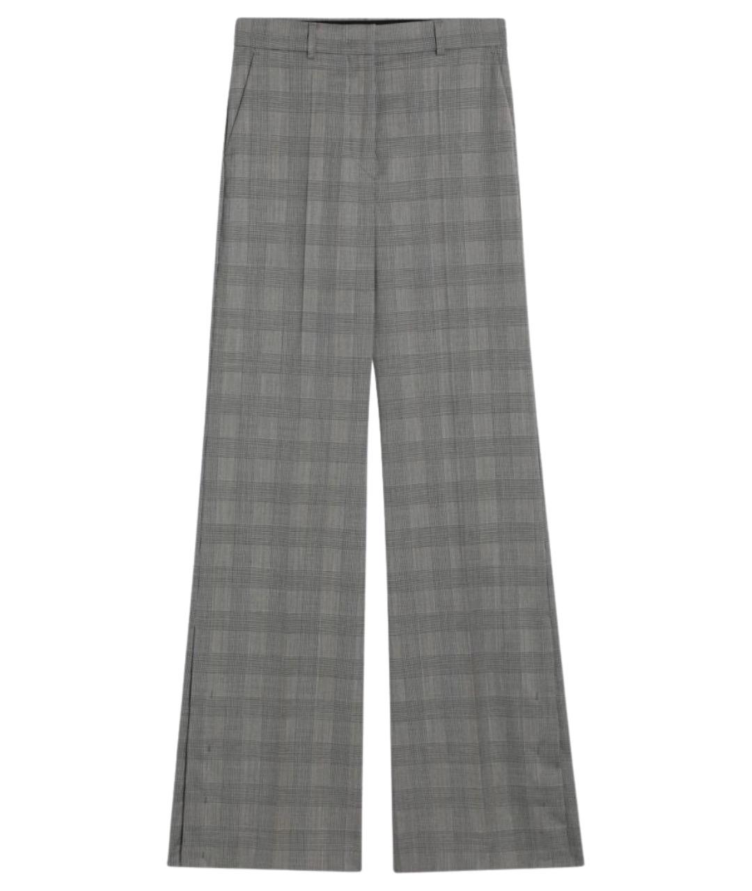 SPORTMAX Мульти шерстяные прямые брюки, фото 1