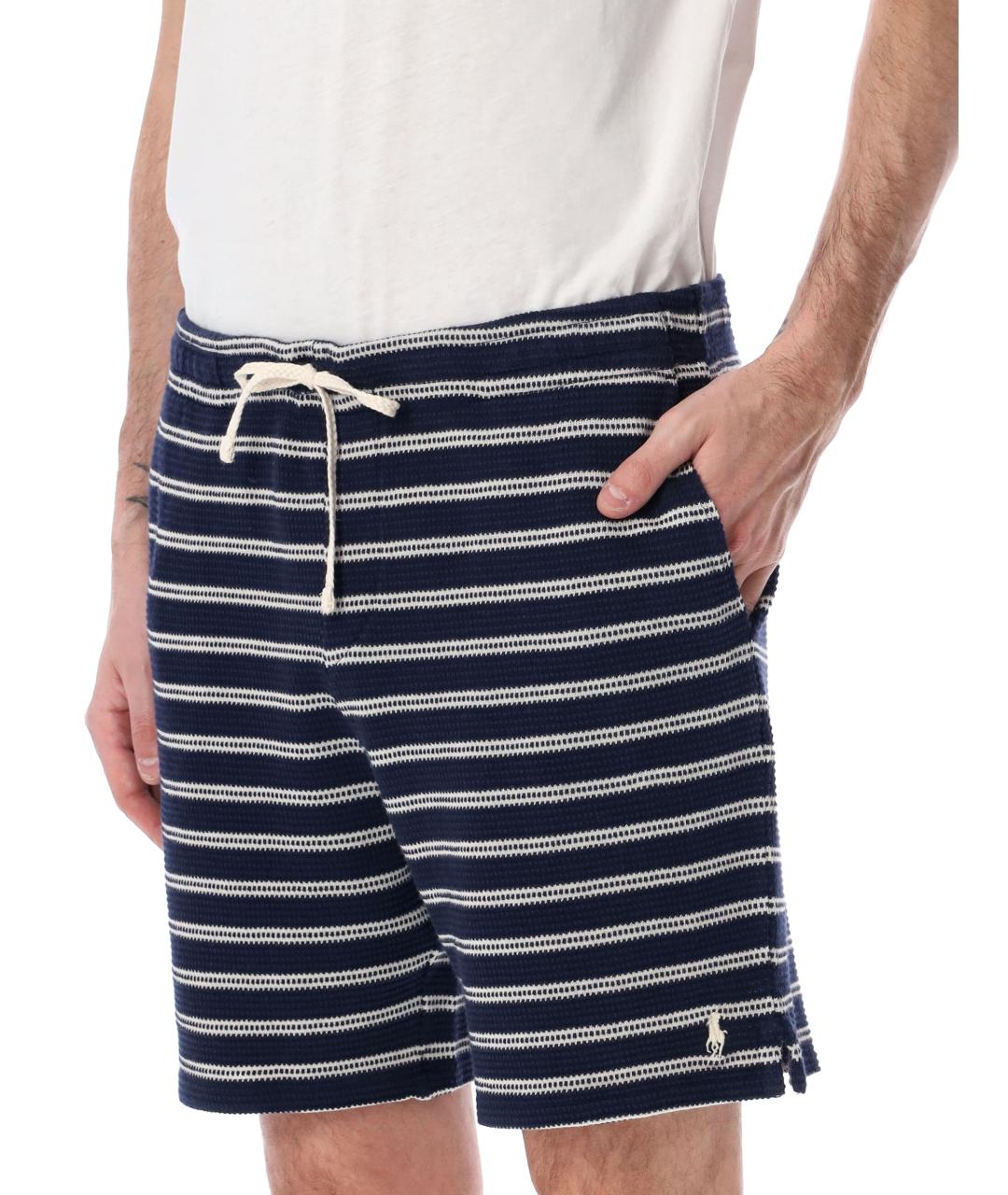 POLO RALPH LAUREN Темно-синие хлопковые шорты, фото 3
