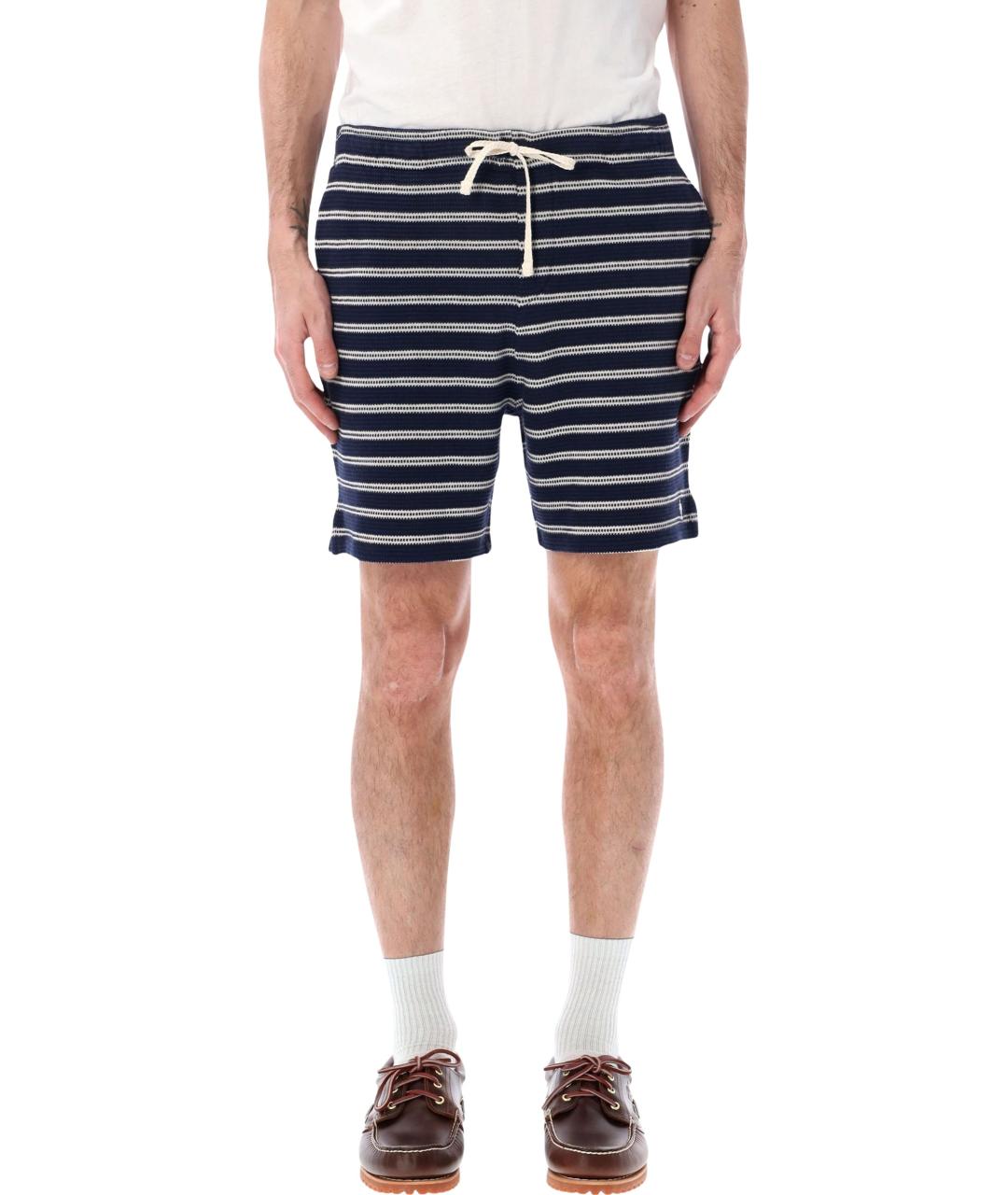 POLO RALPH LAUREN Темно-синие хлопковые шорты, фото 1