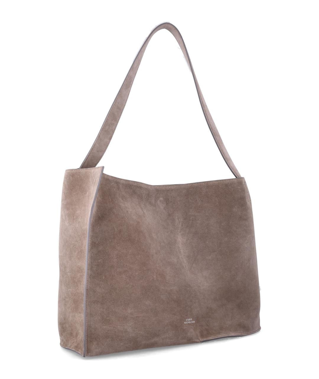 STUDIO NICHOLSON Замшевая сумка тоут, фото 2