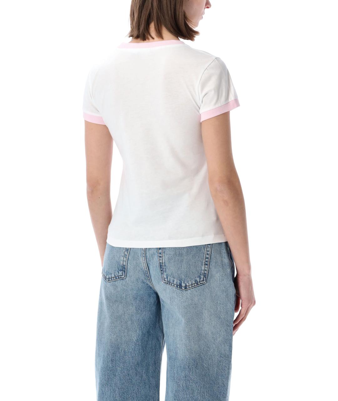 GANNI Мульти хлопковая футболка, фото 2