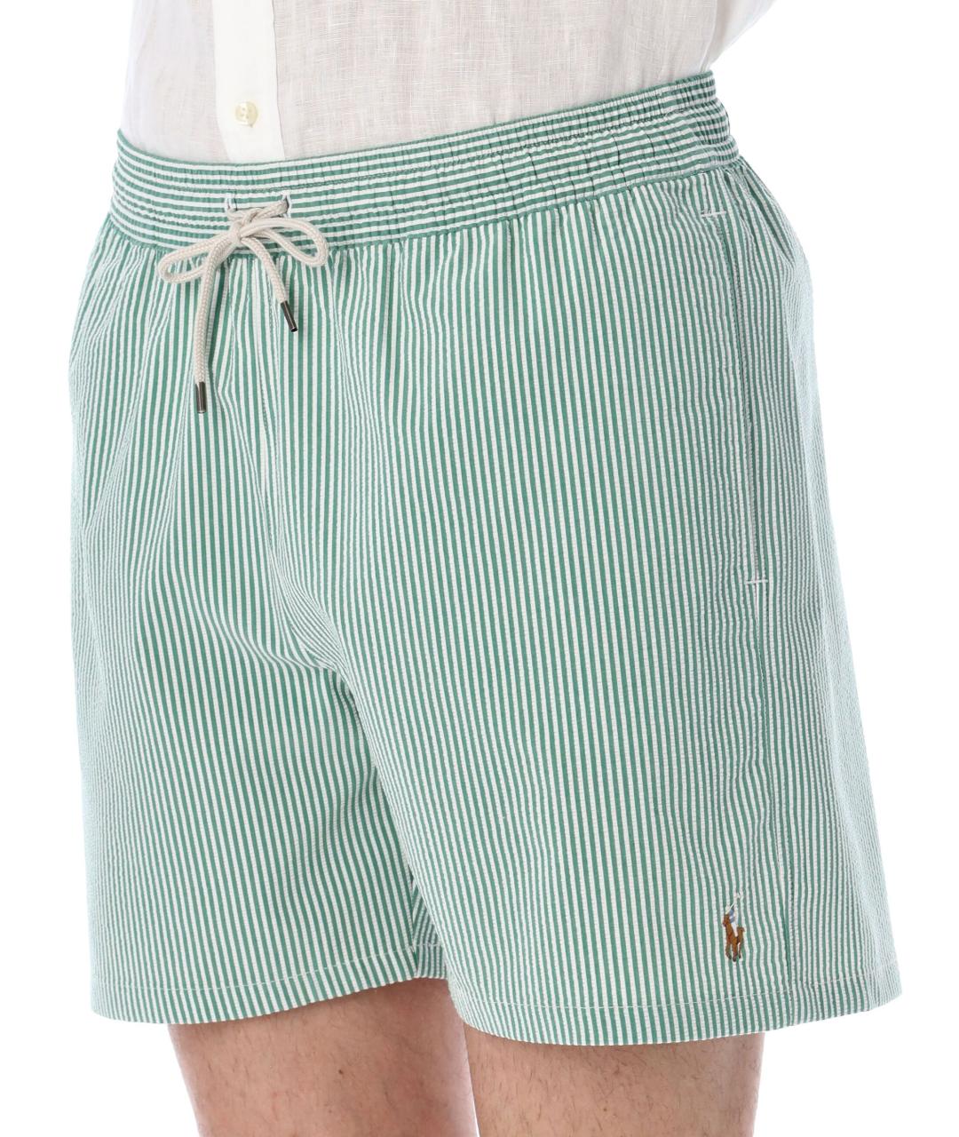 POLO RALPH LAUREN Зеленые хлопковые шорты, фото 3