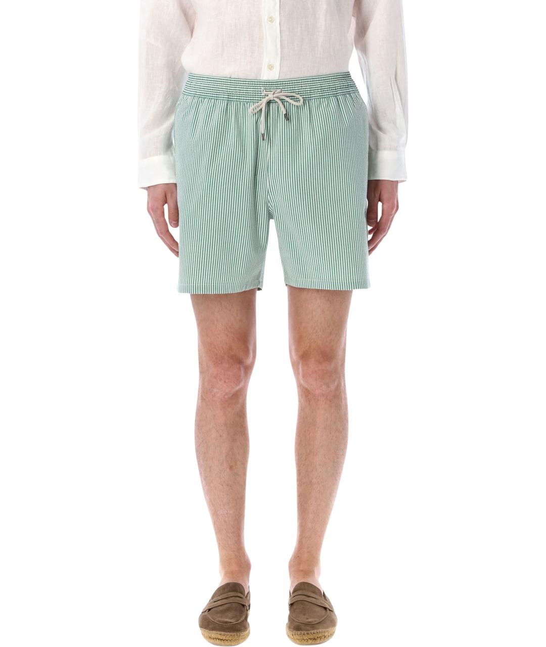 POLO RALPH LAUREN Зеленые хлопковые шорты, фото 1