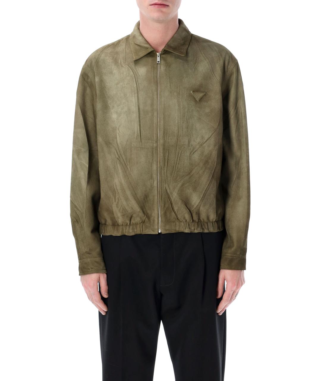 PRADA Мульти кожаное пальто, фото 1