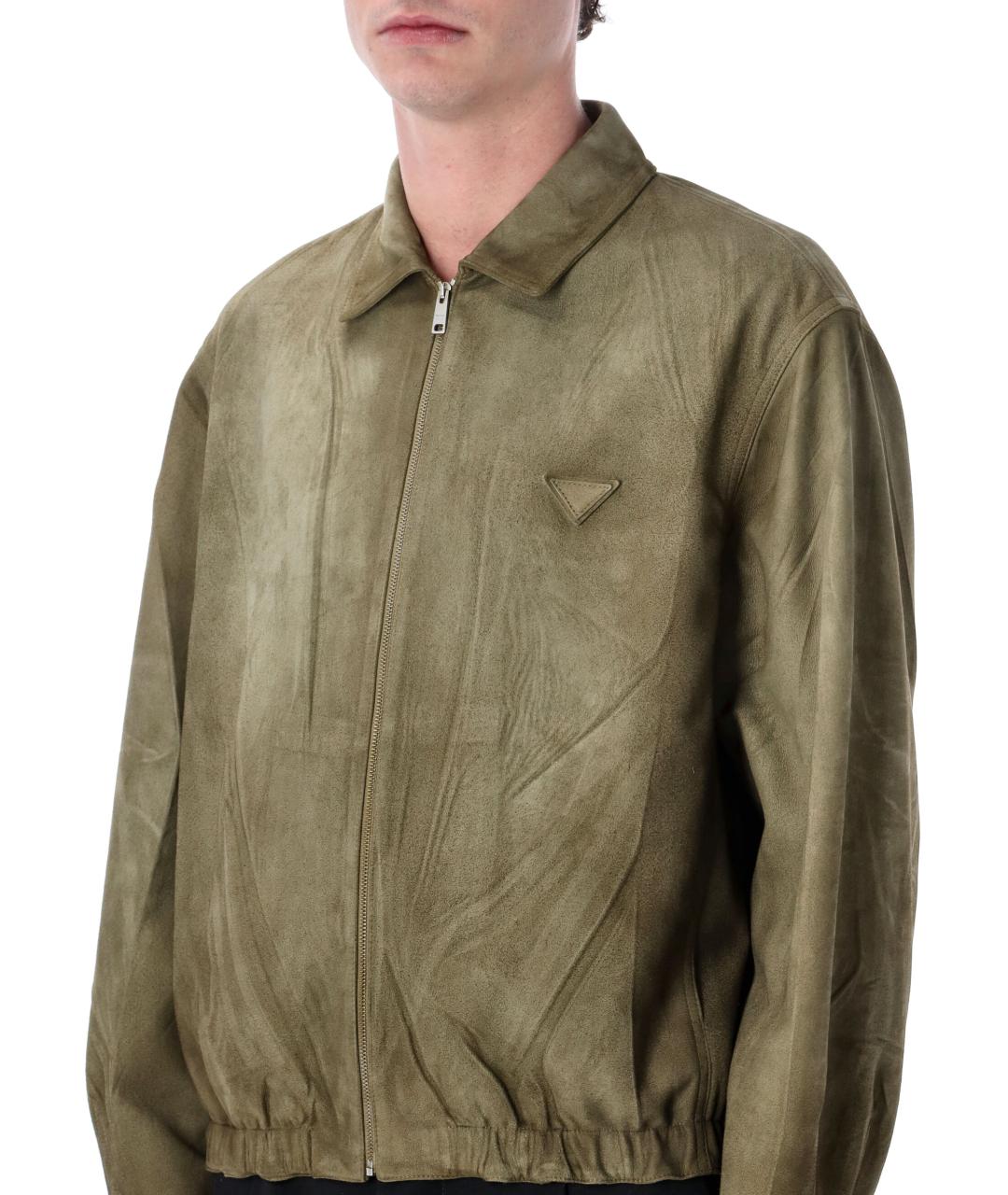 PRADA Мульти кожаное пальто, фото 3