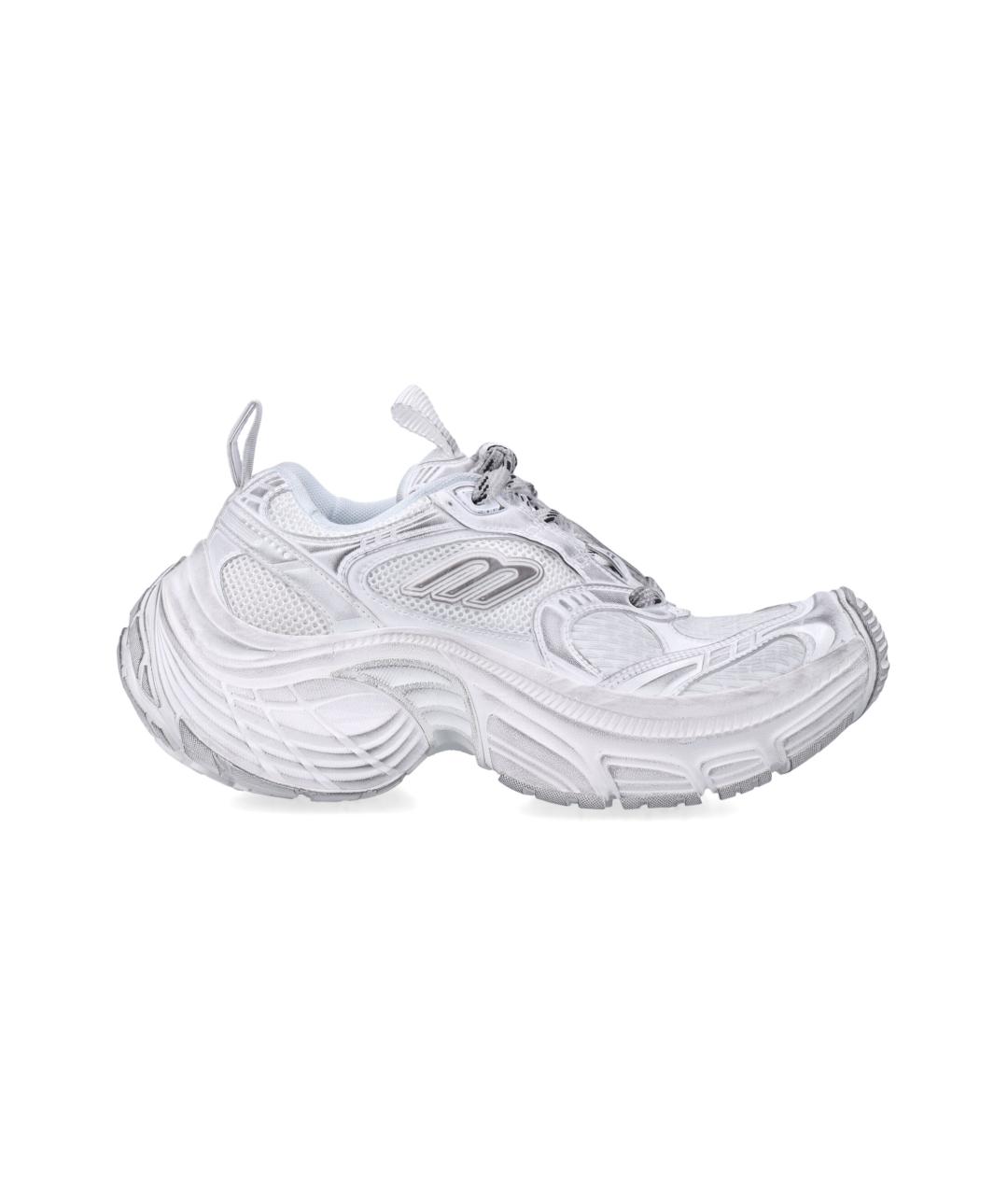 BALENCIAGA Белые синтетические кроссовки, фото 5