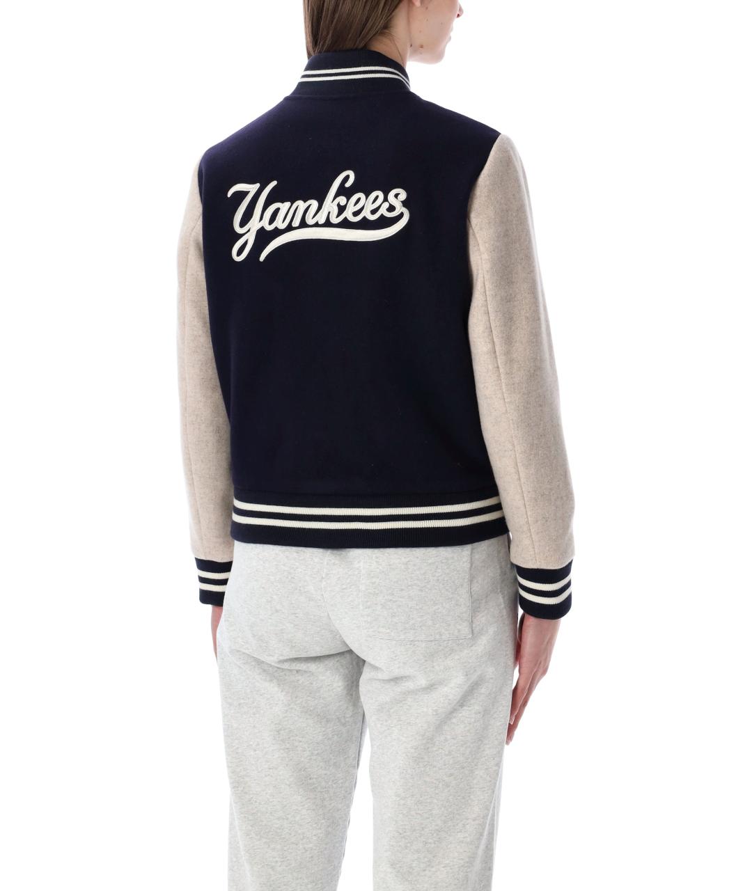 SPORTY AND RICH Темно-синяя шерстяная куртка, фото 2