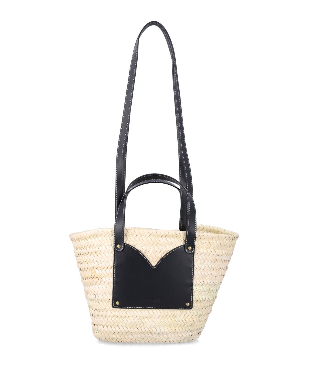 SESSUN Бежевая пелетеная сумка тоут, фото 1