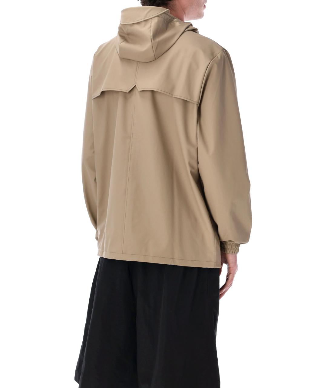 RAINS Бежевая полиэстеровая куртка, фото 2