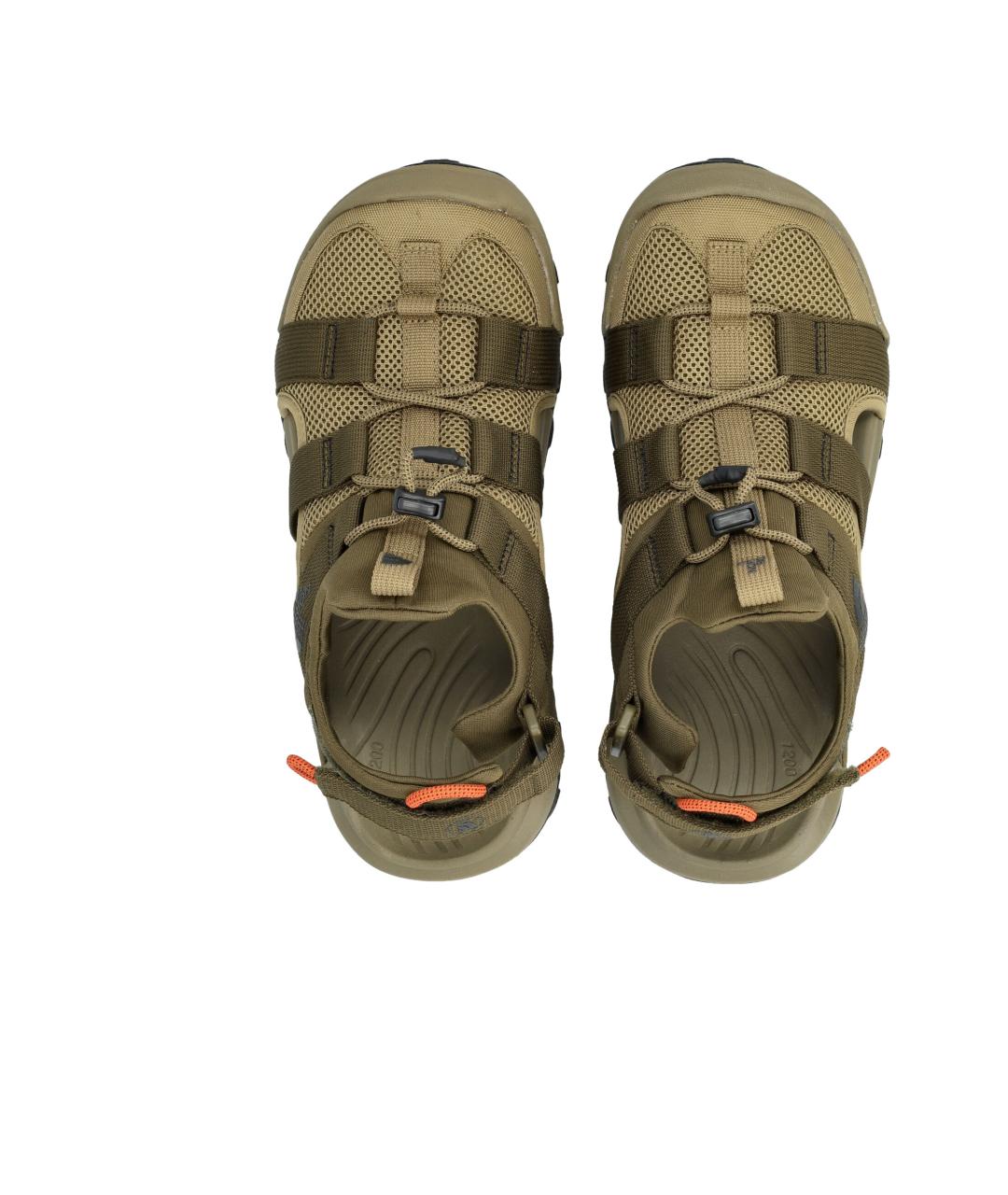 THE NORTH FACE Зеленые текстильные низкие ботинки, фото 2