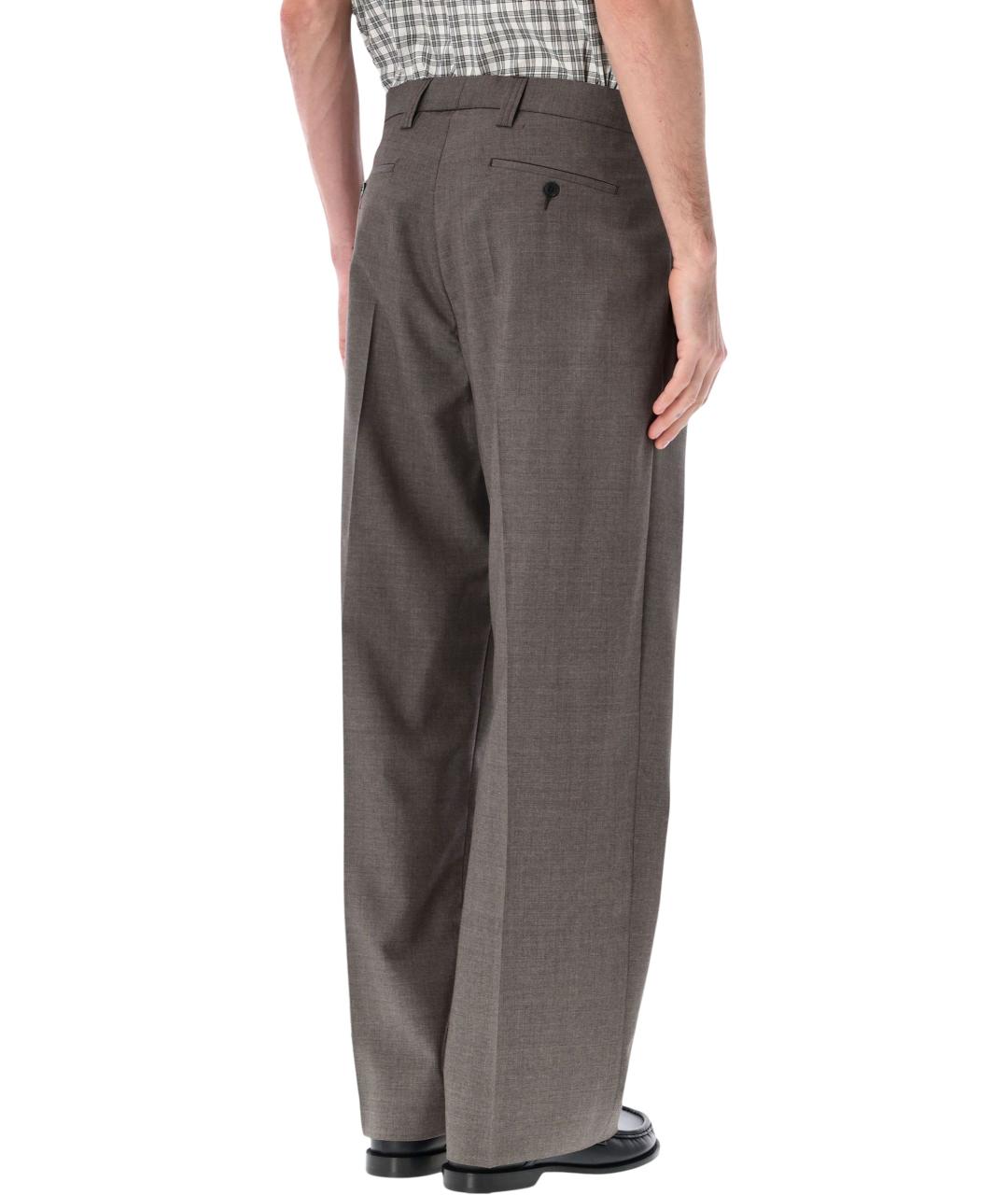 MFPEN Коричневые шерстяные повседневные брюки, фото 2