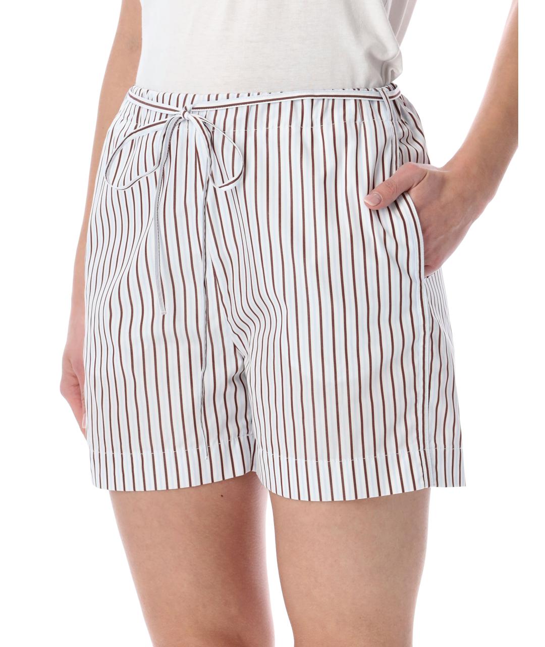 LOULOU STUDIO Мульти хлопковые шорты, фото 3