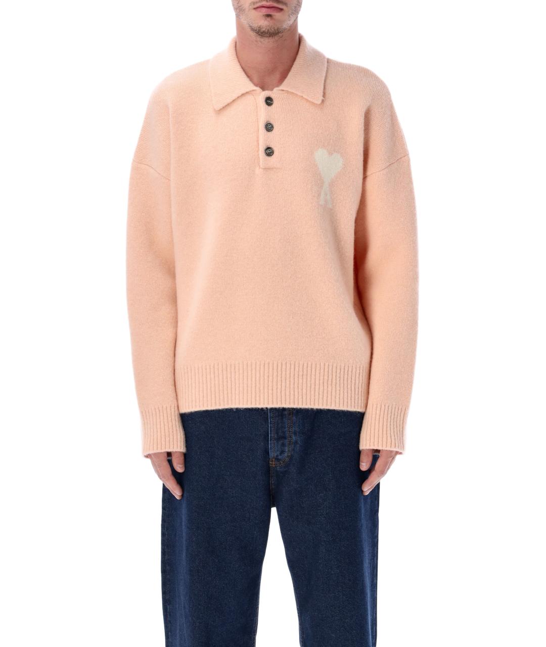 Ami Paris Розовый джемпер / свитер, фото 1