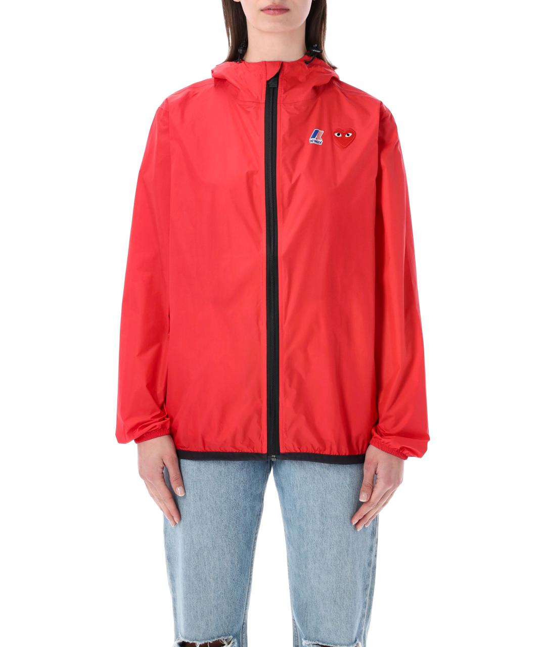 COMME DES GARÇONS PLAY Красная полиамидовая куртка, фото 1