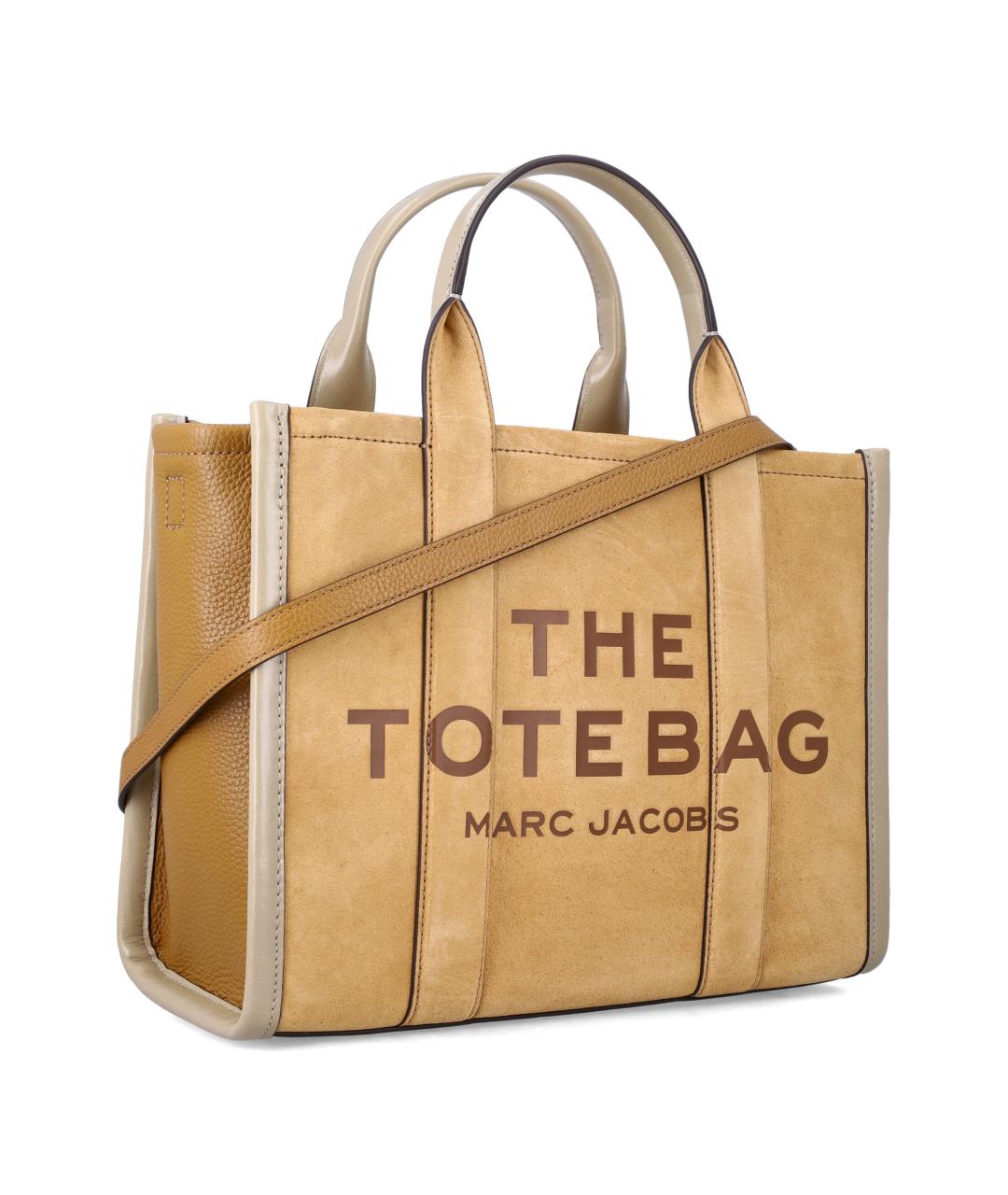 MARC JACOBS Бежевая замшевая сумка тоут, фото 2