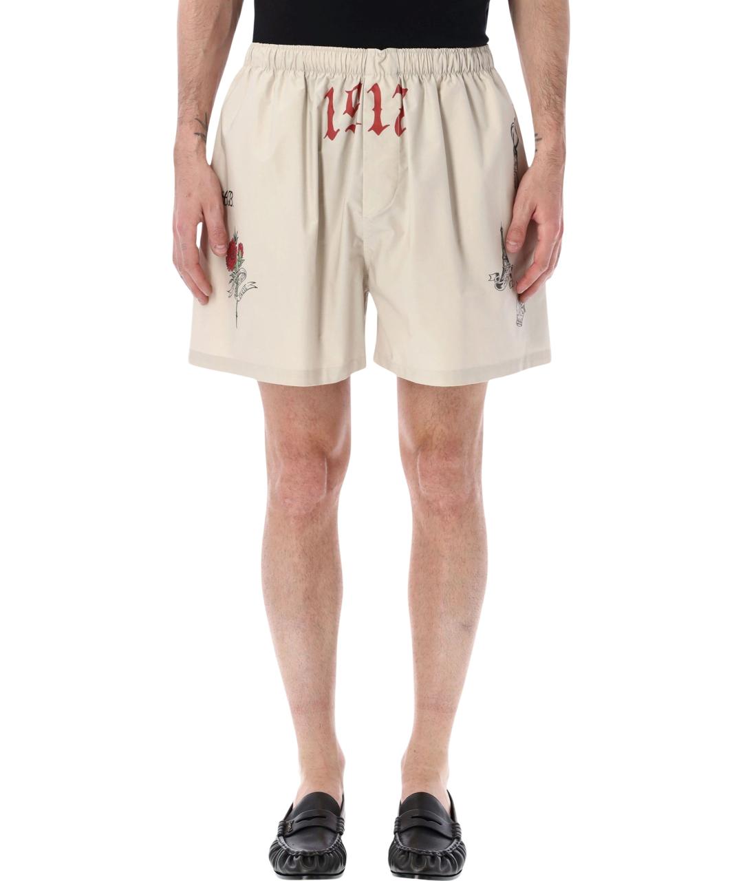 BALENCIAGA Бежевые шорты, фото 1