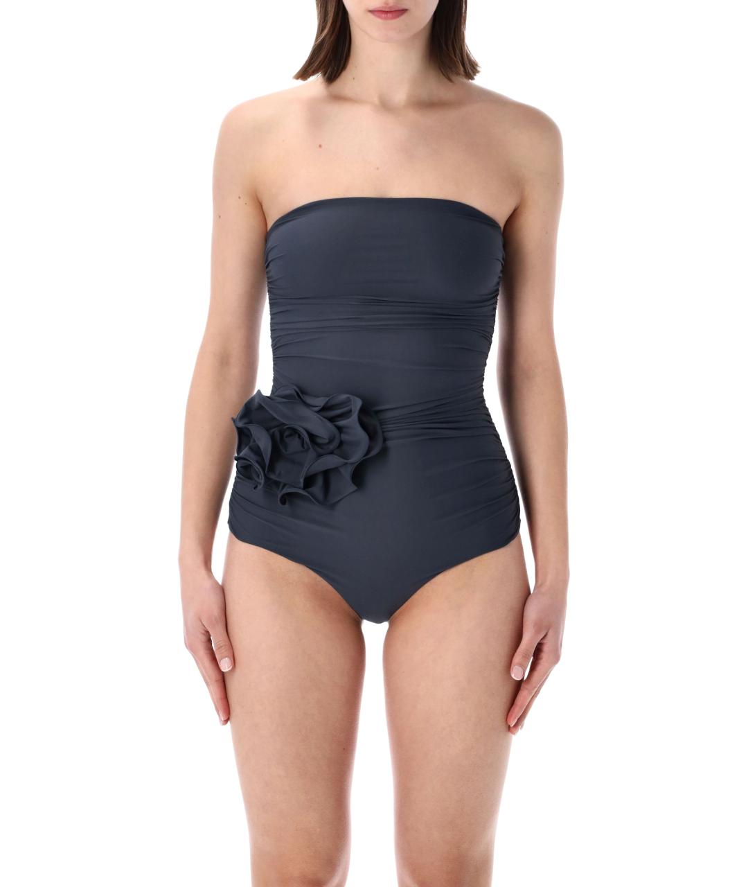 MAGDA BUTRYM Серый полиамидовый купальник, фото 1