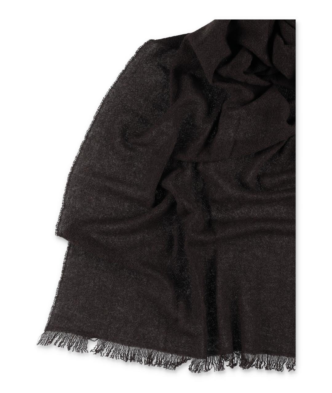 THE FRANKIE SHOP Коричневый шерстяной шарф, фото 3