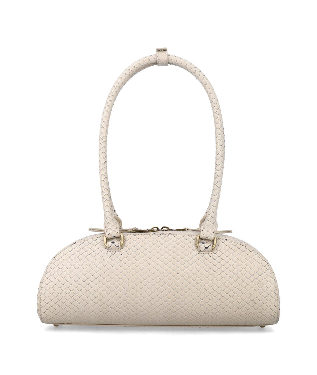 DIESEL Белая кожаная сумка через плечо, фото 3