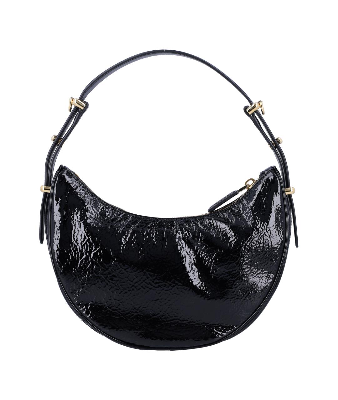 PRADA Черная кожаная сумка через плечо, фото 4