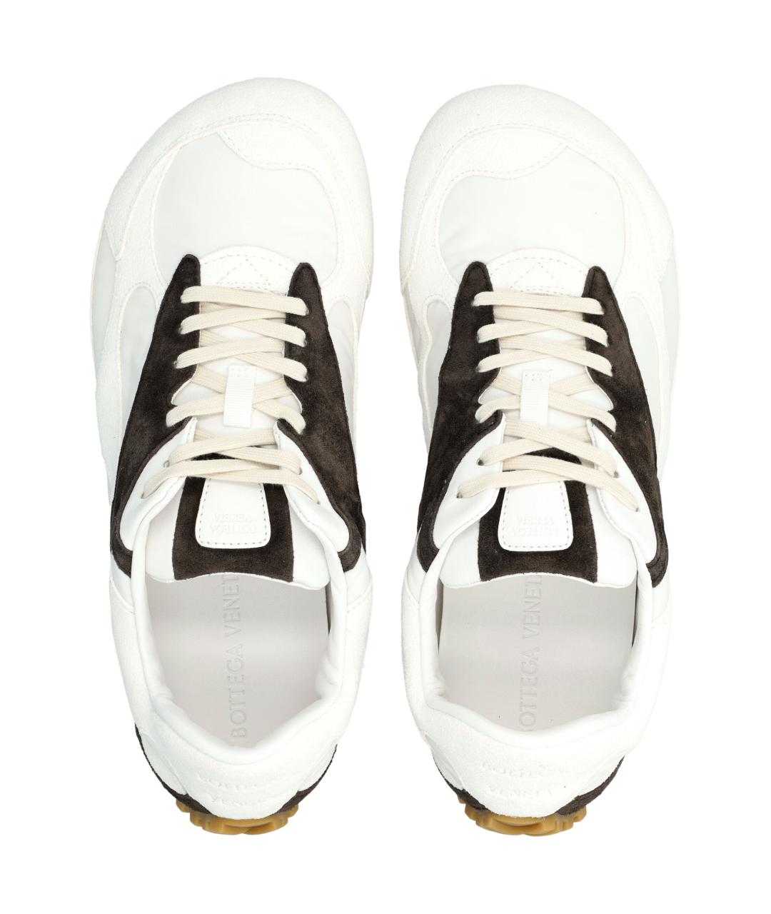 BOTTEGA VENETA Белые низкие кроссовки / кеды, фото 2