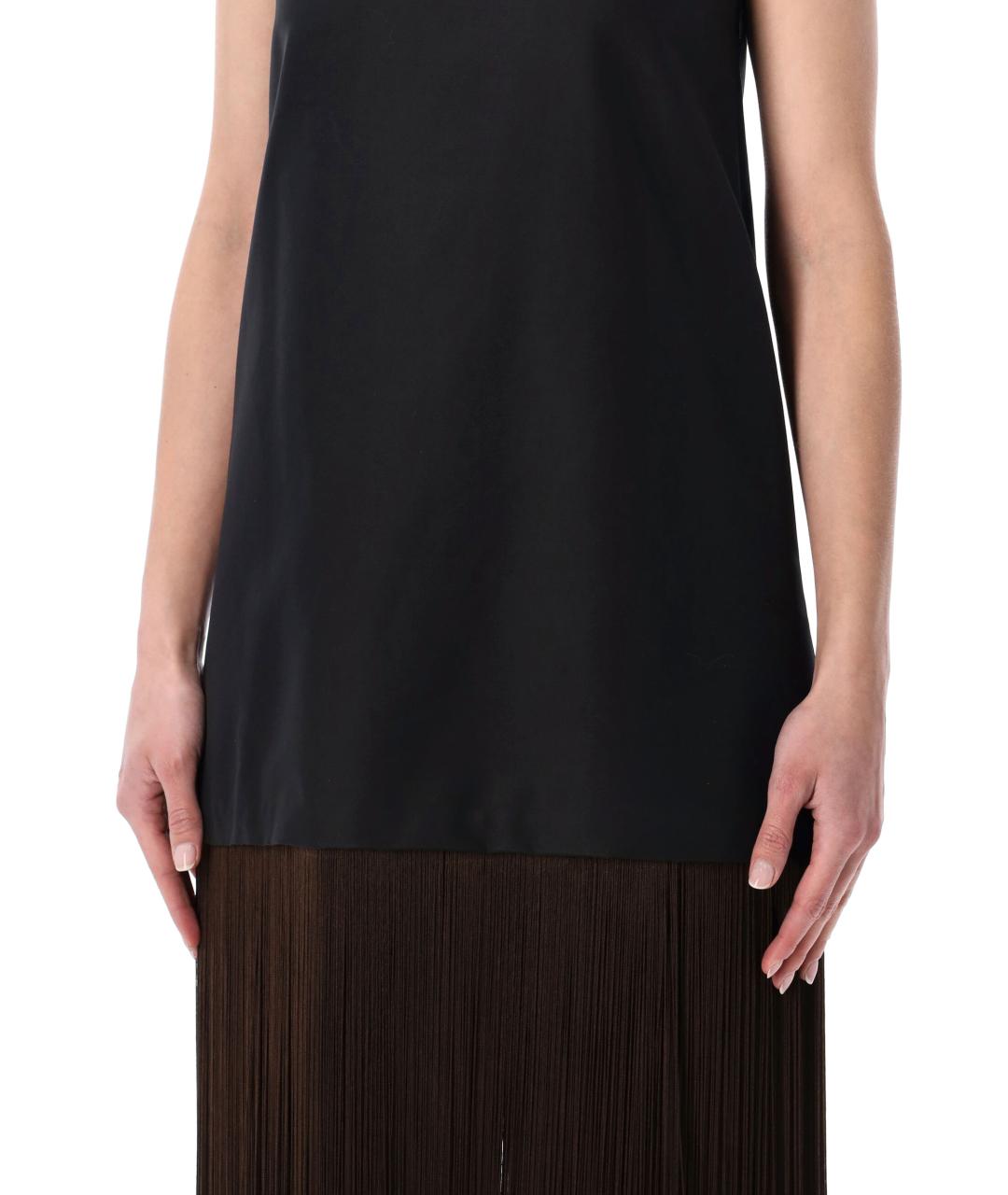 ALAIA Черное хлопковое платье, фото 3