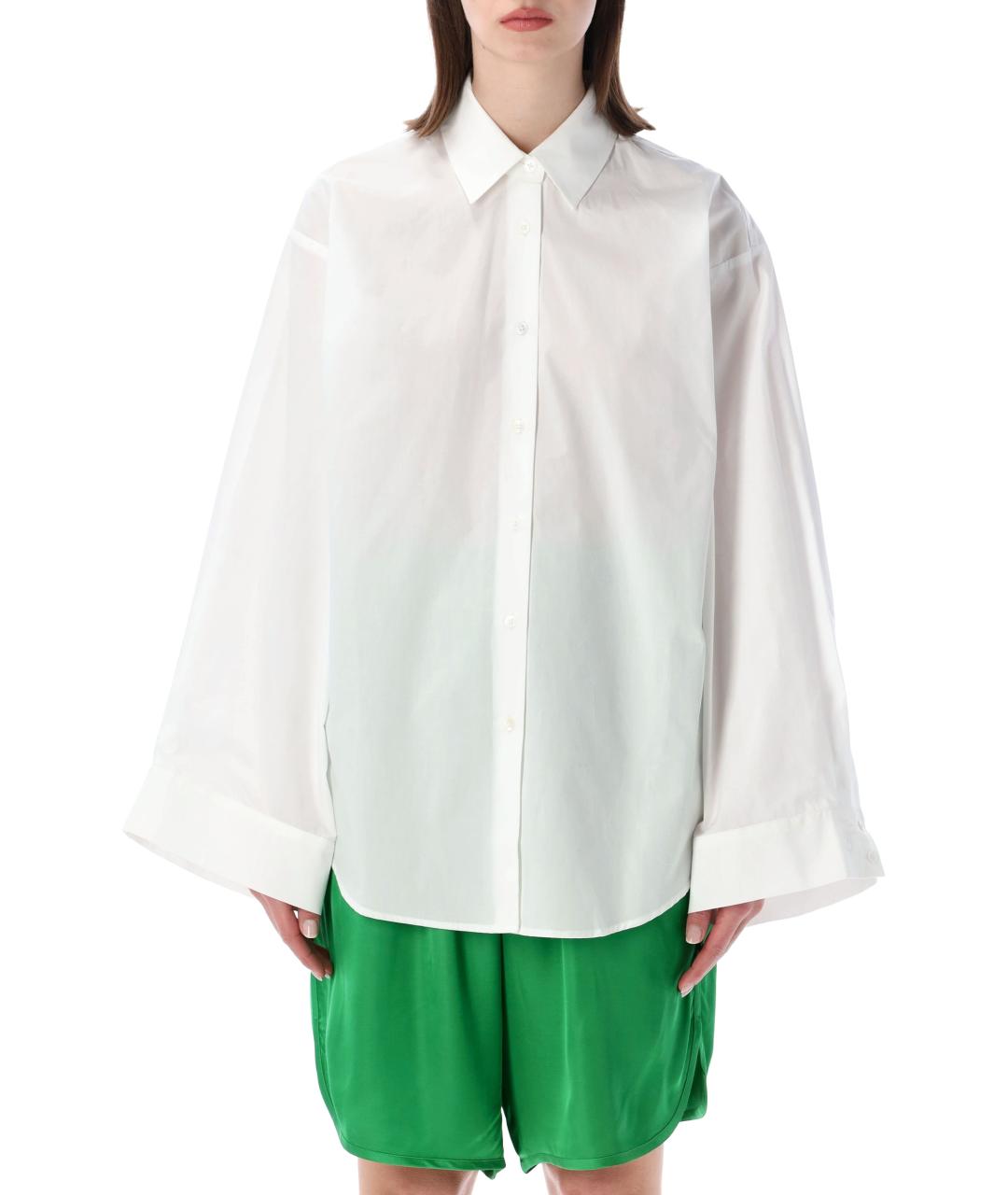 THE FRANKIE SHOP Белая хлопковая рубашка, фото 1