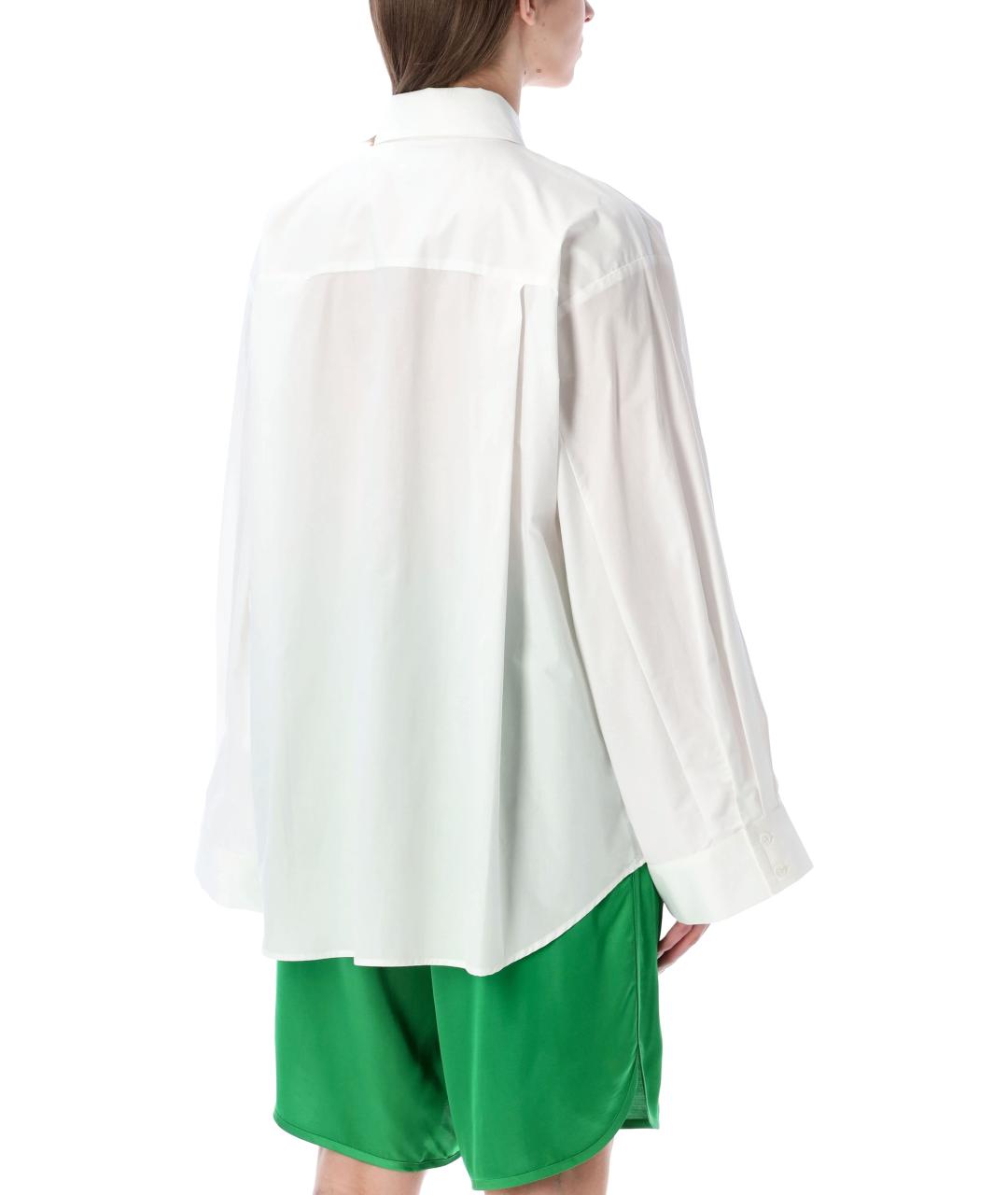 THE FRANKIE SHOP Белая хлопковая рубашка, фото 2