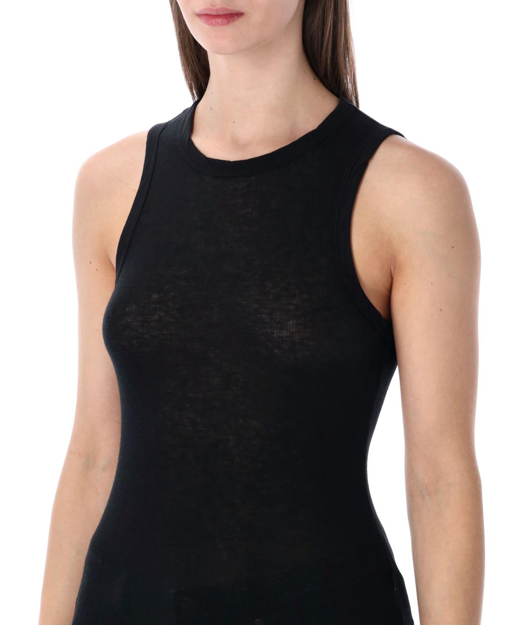 JAMES PERSE Черная хлопковая майка, фото 3